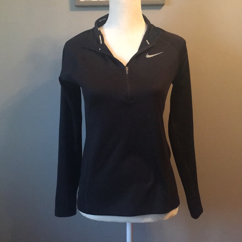Nike black quarter zip
